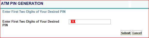 new atm pin 