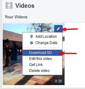 download facebook videos east option