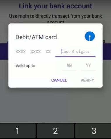 link atm phoneme wallet