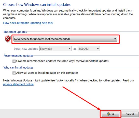 Windows Automatic Update 