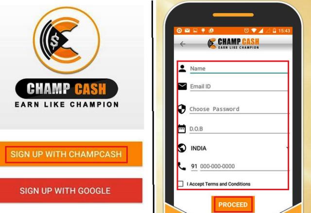 champcash information hindi