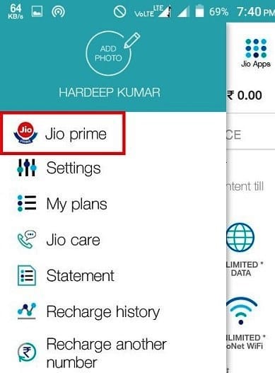 jio prime offer registration 