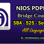 Bridge Course SBA 525