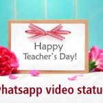 Happy Teachers day whatsapp video status download