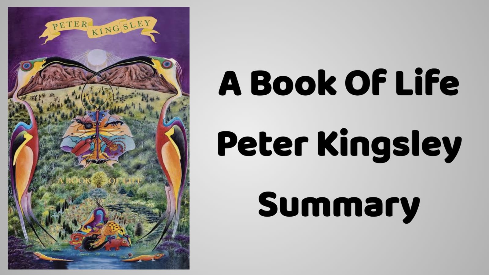 A Book Of Life Peter Kingsley Summary PDF Free Download