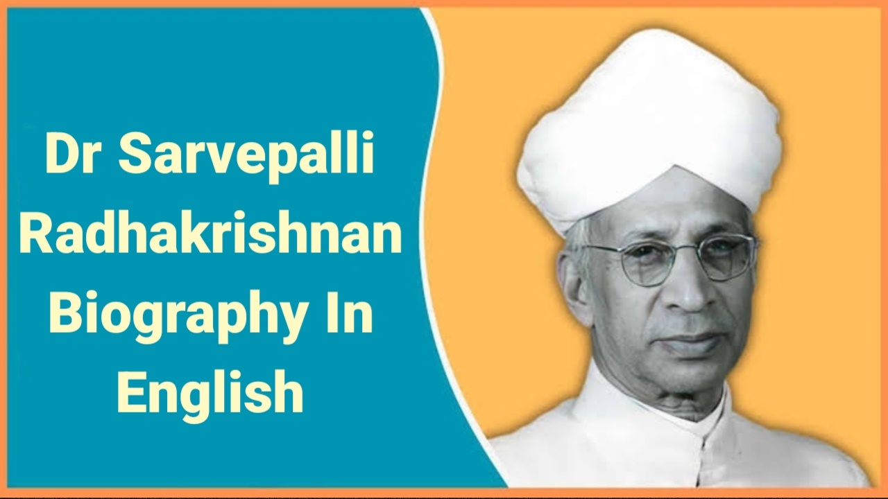 Dr Sarvepalli Radhakrishnan Biography In English PDF Download