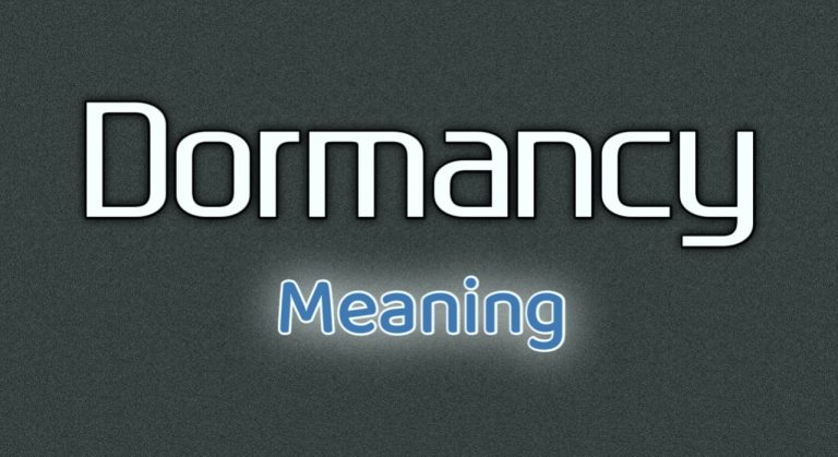 dormancy-meaning