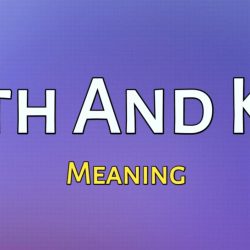 Kith And Kin Meaning