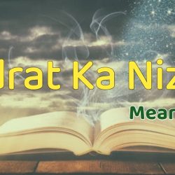 Kudrat Ka Nizam Meaning