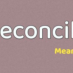 Reconcile Meaning