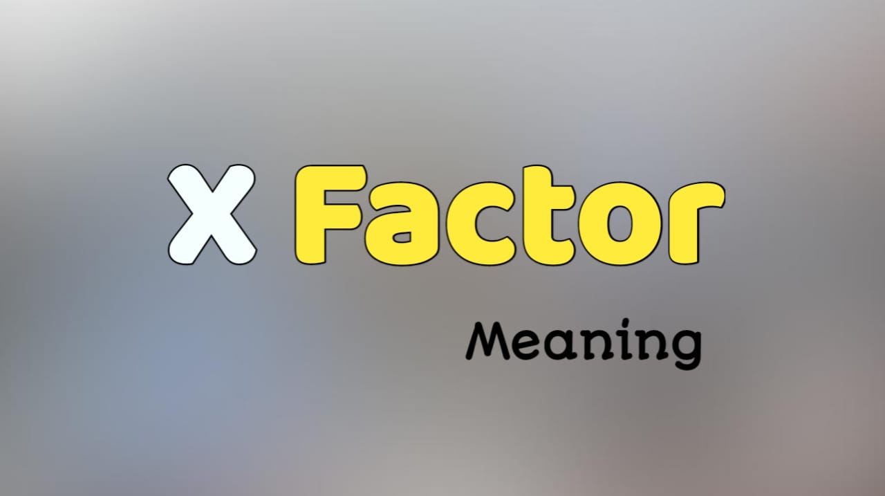 X Factor Meaning