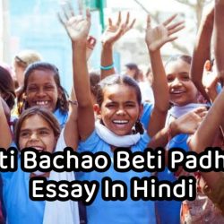 Beti Bachao Beti Padhao Essay In Hindi