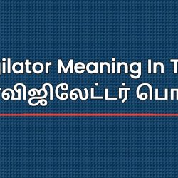 Invigilator Meaning In Tamil