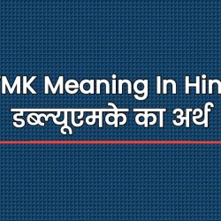 WMK Meaning In Hindi