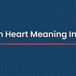 Broken Heart Meaning In Tamil