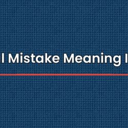 Clerical Mistake Meaning In Hindi