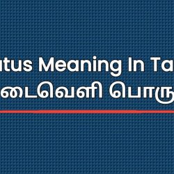 Hiatus Meaning In Tamil