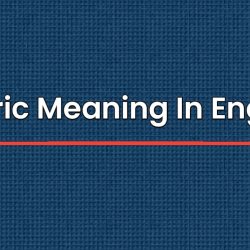 Matric Meaning In English