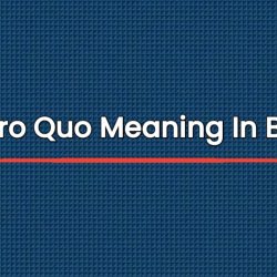 Quid Pro Quo Meaning In Bengali