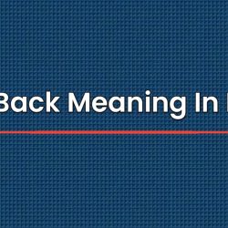 Stiff Back Meaning In Hindi