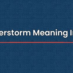 Thunderstorm Meaning In Hindi