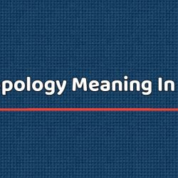 Anthropology Meaning In Telugu