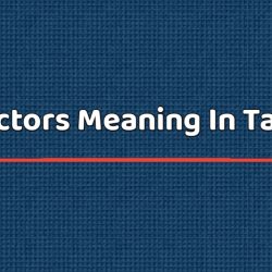 Electors Meaning In Tamil